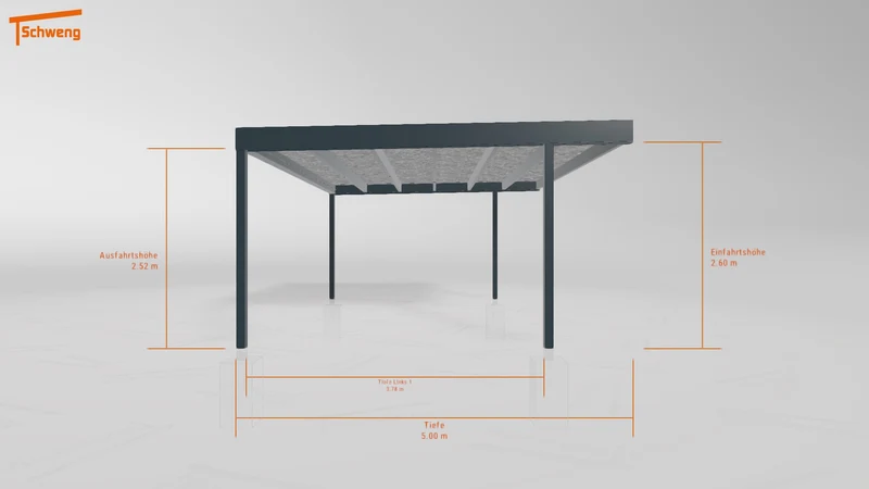 #DE Schweng Flachdachcarport C600+ (ID w3ygyr) #MTG