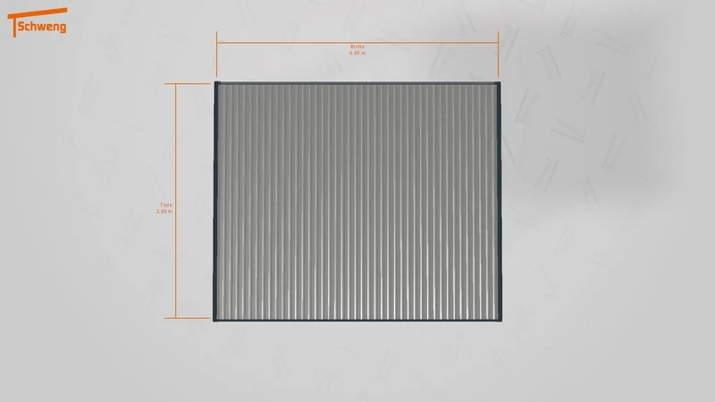 #DE Schweng Flachdachcarport C600+ (ID w3ygyr) #MTG