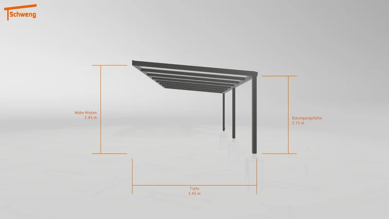 #DE Schweng Terrassenüberdachung S350 (ID yg747r)