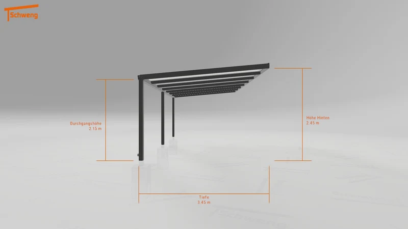 #DE Schweng Terrassenüberdachung S350 (ID yg747r)