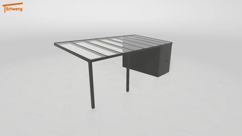 #DE Schweng Pultdachcarport S350 (ID dvzgz7)