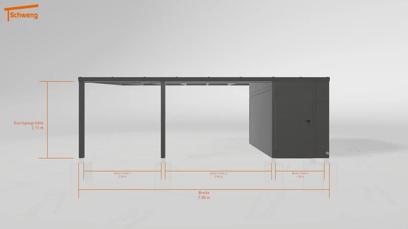 #DE Schweng Pultdachcarport S350 (ID dvzgz7)