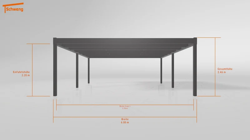 #DE Schweng Flachdachcarport C600 (ID yg72q3) #MTG