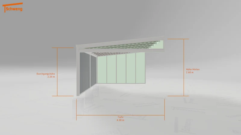 #DE Schweng Terrassenüberdachung S400 (ID rjrkj9) #MTG