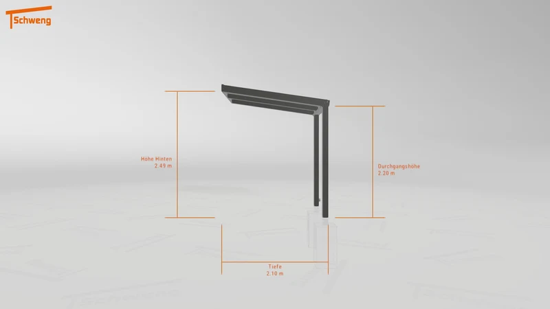 #DE Schweng Terrassenüberdachung S350 (ID k2rgb5)