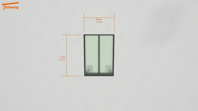 #DE Schweng Terrassenüberdachung S350 (ID k2rgb5)
