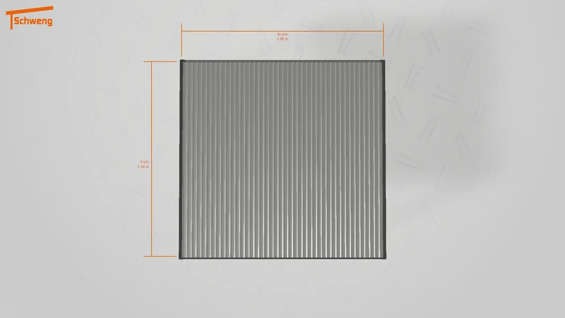 #DE Schweng Flachdachcarport C600 (ID 33pmxw)