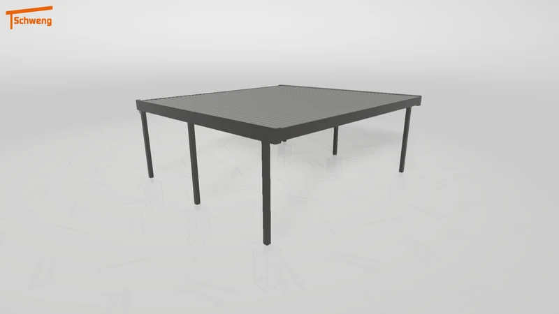 #DE Schweng Flachdachcarport C600 (ID qd24my)
