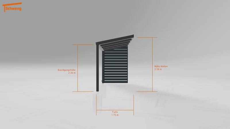 #DE Schweng Terrassenüberdachung S350 (ID 5m9ppz)