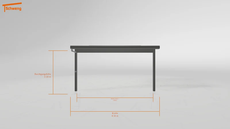 #DE Schweng Terrassenüberdachung S400 (ID 9wxggp)