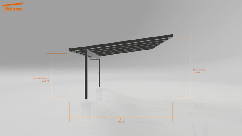 #DE Schweng Terrassenüberdachung S400 (ID 9wxggp)
