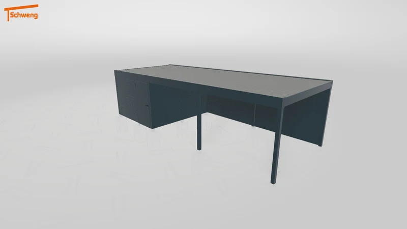 #DE Schweng Flachdachcarport C600 (ID bkj5k5) #MTG