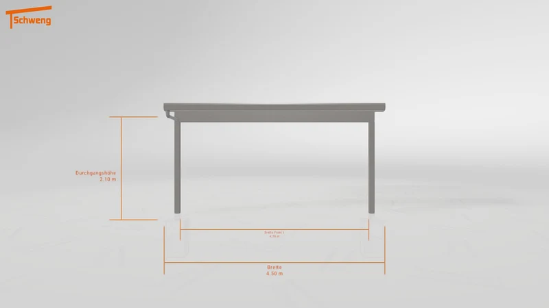 #DE Schweng Terrassenüberdachung S400 (ID w3y83b)