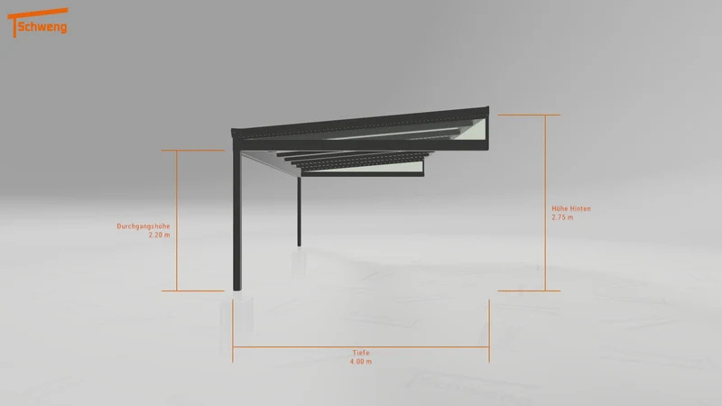 #DE Schweng Pultdachcarport S400 (ID qd24d8) #MTG