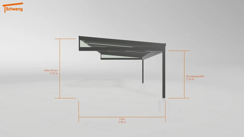 #DE Schweng Pultdachcarport S400 (ID 42vb29)