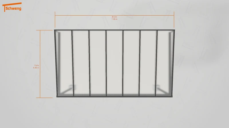 #DE Schweng Pultdachcarport S400 (ID 42vb29)
