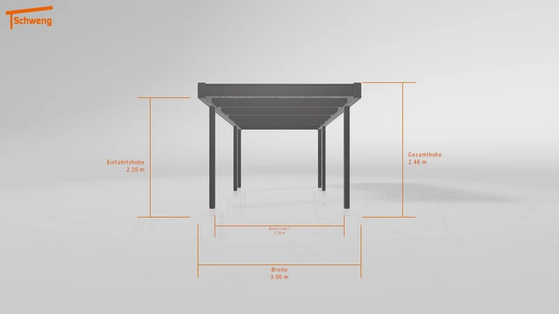 #DE Schweng Flachdachcarport C600 (ID x75ywb) #MTG