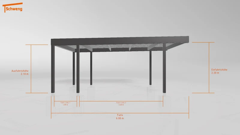 #DE Schweng Flachdachcarport C600 (ID x75ywb) #MTG