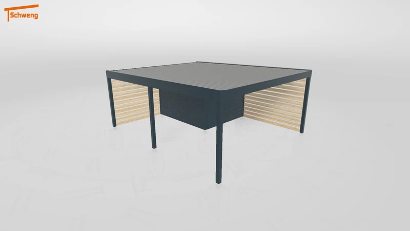 #DE Schweng Flachdachcarport C600 (ID 9wxqwg) #MTG