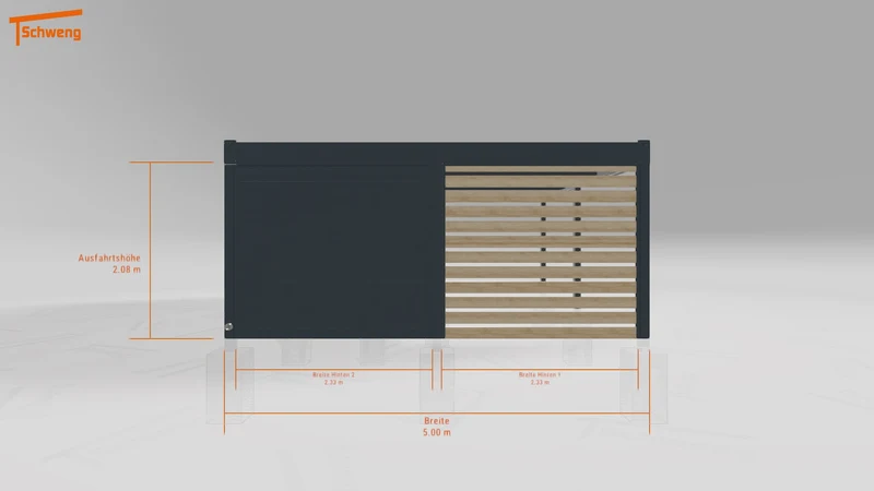 #DE Schweng Flachdachcarport C600 (ID 9wxqwg) #MTG