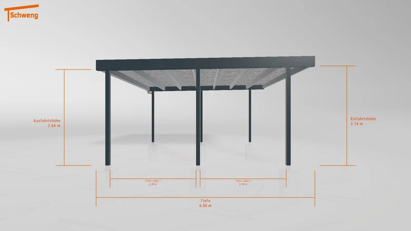 #DE Schweng Flachdachcarport C600+ (ID bkj3km) #MTG