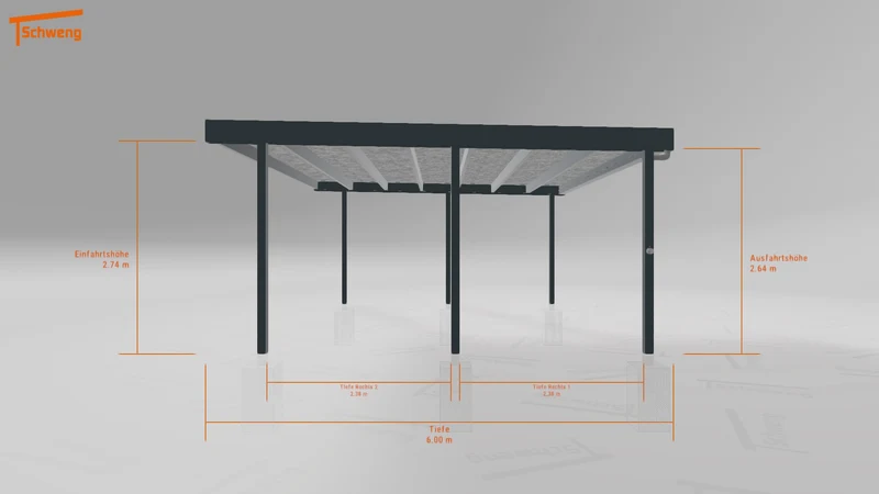 #DE Schweng Flachdachcarport C600+ (ID bkj3km) #MTG