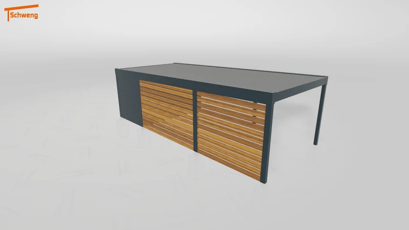 #DE Schweng Flachdachcarport C600 (ID 775r7q) #MTG