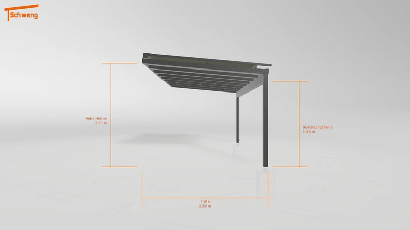 #DE Schweng Terrassenüberdachung S400 (ID 9wp94v)