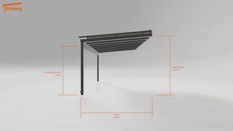 #DE Schweng Terrassenüberdachung S400 (ID 9wp94v)