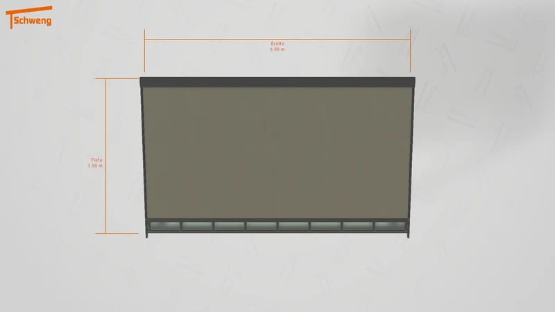 #DE Schweng Terrassenüberdachung S400 (ID 9wp94v)