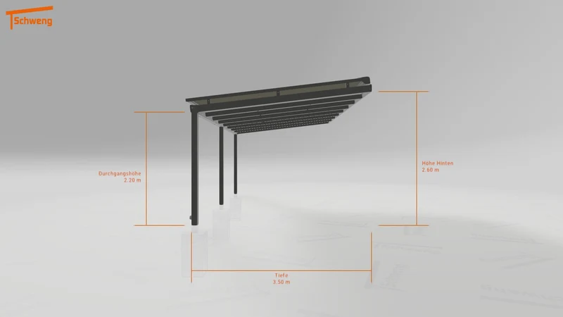#DE Schweng Terrassenüberdachung S400 (ID mj7xkj)