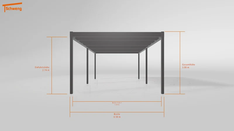 #DE Schweng Flachdachcarport C600 (ID k2rngq) #MTG