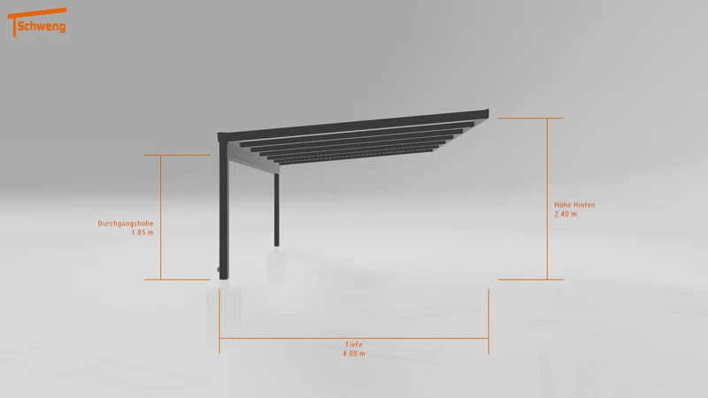 #DE Schweng Terrassenüberdachung S400 (ID v49j83)