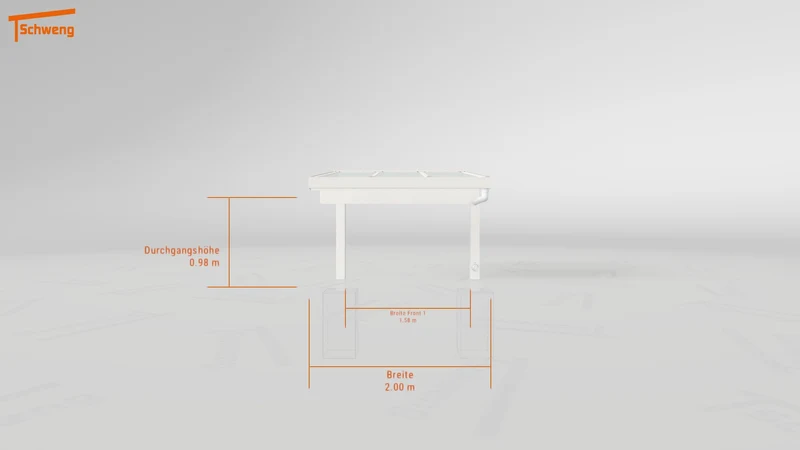 #DE Schweng Terrassenüberdachung S350 (ID jjrp58)