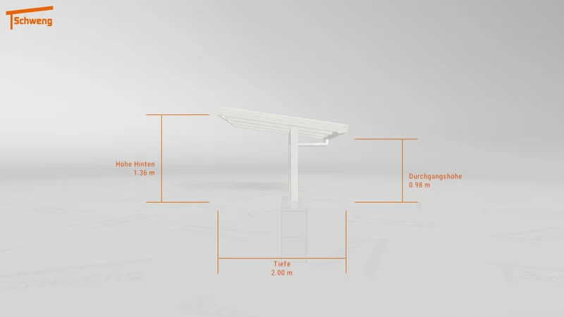 #DE Schweng Terrassenüberdachung S350 (ID jjrp58)