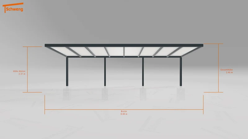 #DE Schweng Terrassenüberdachung S350 (ID dvzqpm)