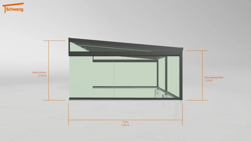 #DE Schweng Terrassenüberdachung S400 (ID 9wxdyy)