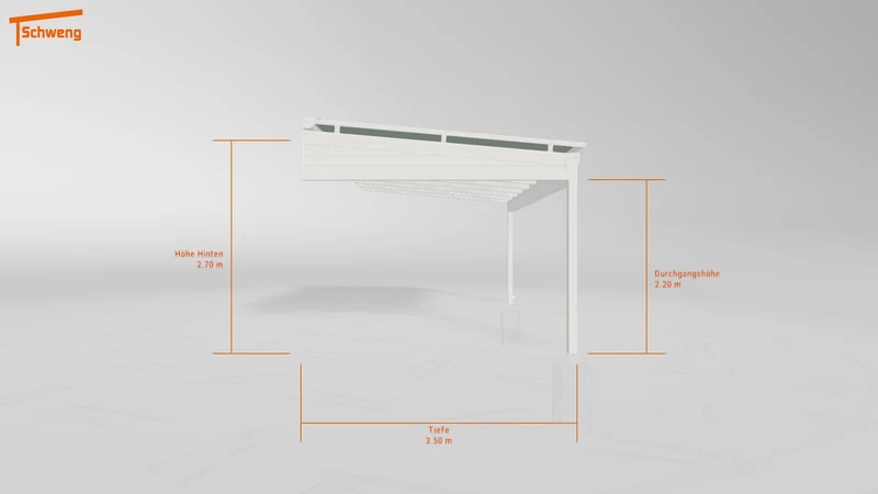 #DE Schweng Terrassenüberdachung S400 (ID 2qbpg7)