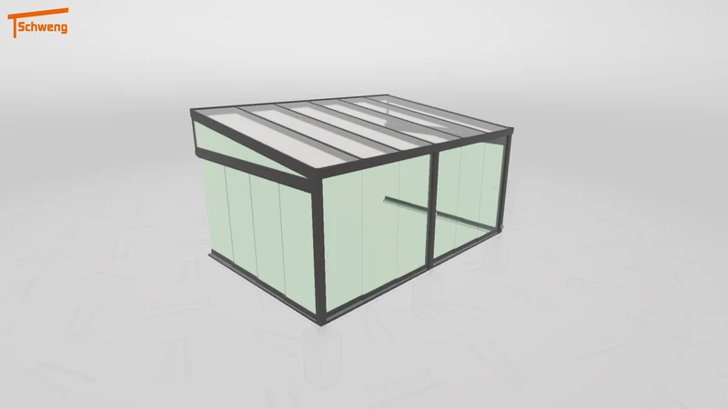 #DE Schweng Terrassenüberdachung S400 (ID pbqn38)