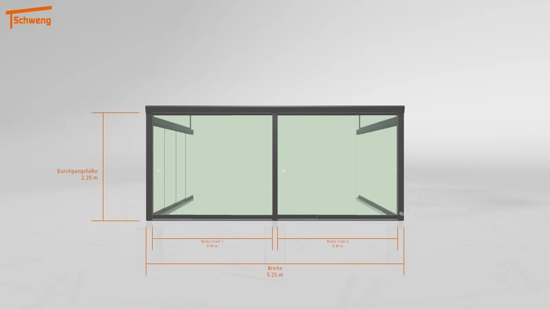#DE Schweng Terrassenüberdachung S400 (ID pbqn38)