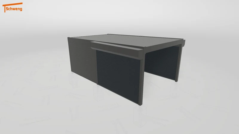 #DE Schweng Flachdachcarport C600 (ID 5m9kgq) #MTG