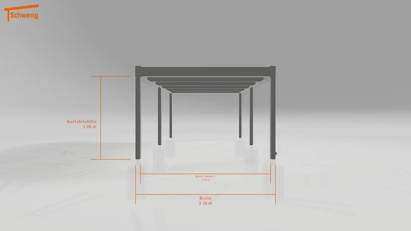 #DE Schweng Flachdachcarport C600 (ID 33pgxx) #MTG