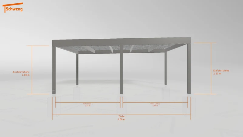 #DE Schweng Flachdachcarport C600 (ID 33pgxx) #MTG