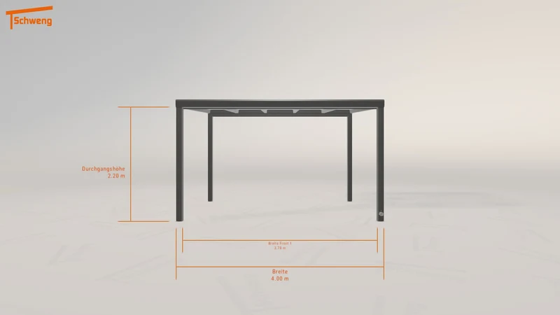 #DE Schweng Terrassenüberdachung S400 (ID 5mn2jd)