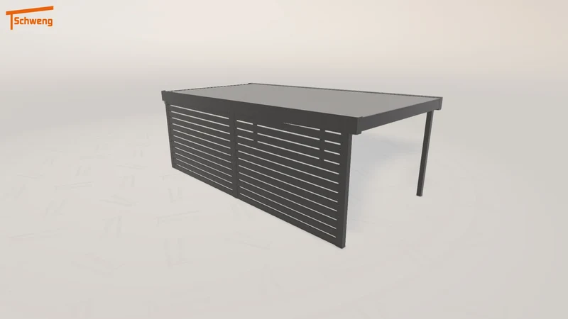 #AT Schweng Flachdachcarport C600+ (ID 2qjd79)
