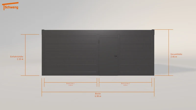 #DE Schweng Flachdachcarport C600 (ID mj54ng) #MTG