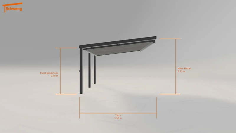 #DE Schweng Terrassenüberdachung S350 (ID jjzkb8) #MTG