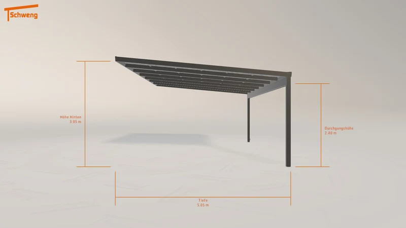 #AT Schweng Pultdachcarport S400 (ID k298pb) #MTG