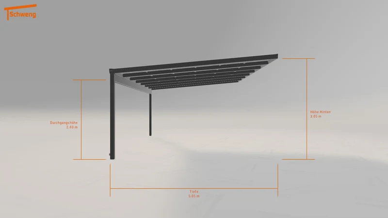 #AT Schweng Pultdachcarport S400 (ID k298pb) #MTG