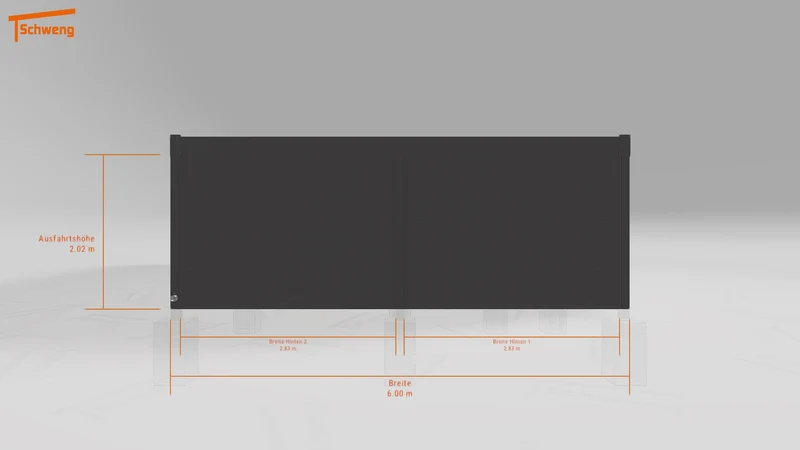 #DE Schweng Flachdachcarport C600 (ID 9wxqb5)